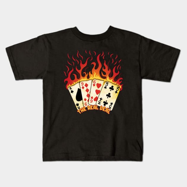 Born in 1963 - Birthday Burning Cards Kids T-Shirt by TMBTM